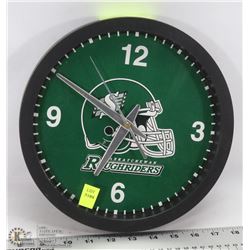 ROUGHRIDER 10" CLOCK NEW.