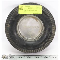 FIRESTONE GUM DIPPED TIRE ASHTRAY.