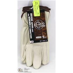 TWO PAIR SIZE LARGE BOB BALE DRIVER/ROPER LEATHER