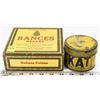 Image 1 : SKAT TIN WITH BANCES CIGAR BOX.