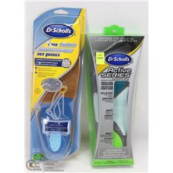 TWO PAIRS OF DR SCHOLLS INSOLES