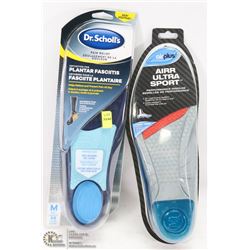 TWO PAIRS OF DR SCHOLLS INSOLES