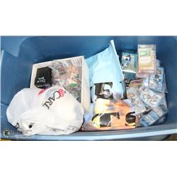 TOTE OF POKÉMON CARDS AND COLLECTIBLES