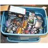 Image 1 : TOTE OF DECK BOXES FOR ASSORTED GAMES, DECK