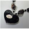 Image 2 : 9 - MURANO GLASS HEART NECKLACE