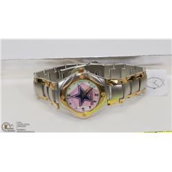 DALLAS COWBOYS MENS METAL WATCH