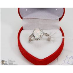 #55-AUSTRALIAN TRIPLE FIRE OPAL RING