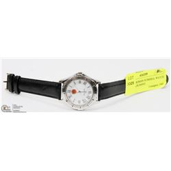 BACARDI ROMAN NUMERAL WATCH WITH BLACK BAND