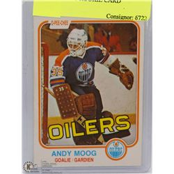 ANDY MOOG ROOKIE CARD