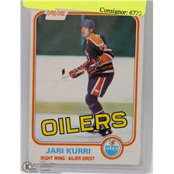 JARI KURRI ROOKIE CARD