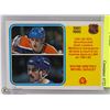 Image 1 : WAYNE GRETZKY / MICHEL GOULET HOCKEY CARD