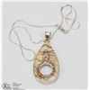Image 1 : STERLING SILVER JASPER PENDANT & CHAIN