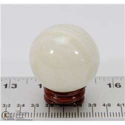 #16-NATURAL GREEN ONYX SPHERE BALL