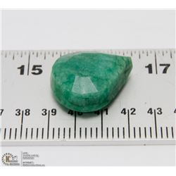 #81-NATURAL GREEN EMERALD GEMSTONE 93CT