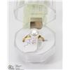 Image 1 : #94-NATURAL FRESH WATER PEARL RING