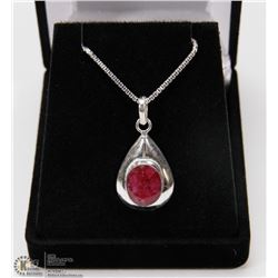 #20-NATURAL RED RUBY PENDANT