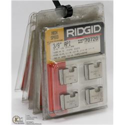 5 PACKS OF RIDGID 3/8"API PIPE DIES