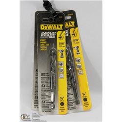 LOT OF 3 DEWALT IMPACT READY DRILL BITS