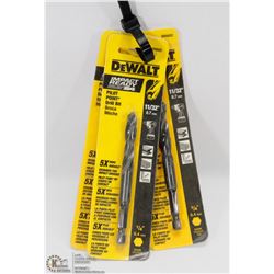 LOT OF 3 DEWALT IMPACT READY DRILL BITS