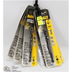 LOT OF 6 DEWALT IMPACT READY DRILL BITS
