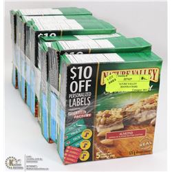 LOT OF 9 NATURE VALLEY ASSORTED GRANOLA BARS.