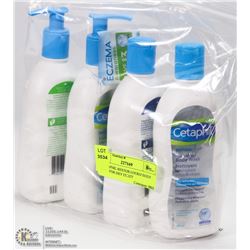 4 CETAPHIL RESTORADERM BODY WASH FOR DRY ITCHY