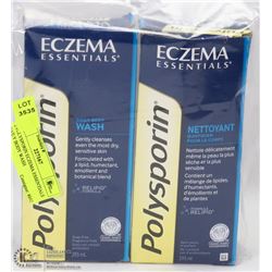 2 POLYSPORIN ECZEMA ESSENTIALS DAILY BODY WASH