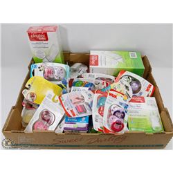 X-LARGE FLAT OF PLAYTEX & NUK BABY ITEMS INCL