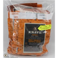 X-LARGE BAG OF KRAVE BEEF JERKY - SWEET CHIPOTLE