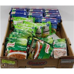 X-LARGE FLAT OF KNORR SOUP MIXES & MORE