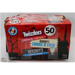 4 BOXES OF 50 SNACK SIZE CHOCOLATES & CANDY