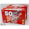 Image 1 : 5 BOXES OF 50 SNACK SIZE CHOCOLATE BARS