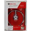 Image 1 : DELTA TOWEL RING CHROME FINISH