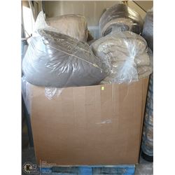 PALLET OF CAMP CLOSURE BEDDING