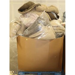 PALLET OF CAMP CLOSURE BEDDING