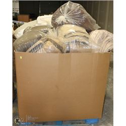 PALLET OF CAMP CLOSURE BEDDING