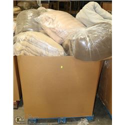 PALLET OF CAMP CLOSURE BEDDING