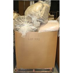 PALLET OF CAMP CLOSURE BEDDING