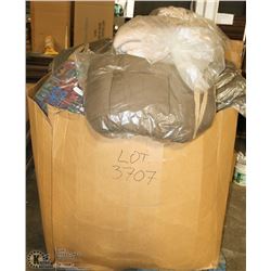 PALLET OF CAMP CLOSURE BEDDING