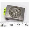 Image 1 : GERMAN VINTAGE BELT BUCKLE TOTENKOPF, SS MARKED