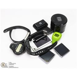 LOT OF ELECTRONICS INCL FITBITS, IPODS & MP3