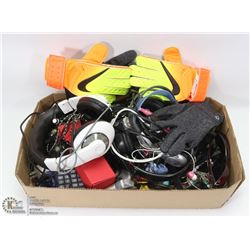 FLAT OF ASSORTED ITEMS INCL STERLING SILVER