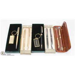 SMALL TOTE WITH MOSTLY NEW CROSS PEN SETS