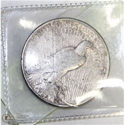 1923 US PEACE DOLLAR COIN