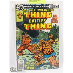 MARVEL THE THING BATTLES THE THING 50TH ISSUE