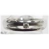 Image 1 : 27) 10KT WHITE GOLD DIAMOND RING