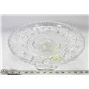 Image 1 : PINWHEEL CRYSTAL CAKE PLATE