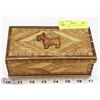 Image 1 : INLAID SCOTTY DOG WOODEN TRINKET BOX