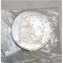 MASS MEDAL  TROY 1 OZ .999 SILVER COIN
