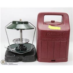 COLEMAN LANTERN WITH CASE, NO GLASS